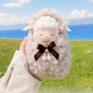 sleepy lamb squishy charm